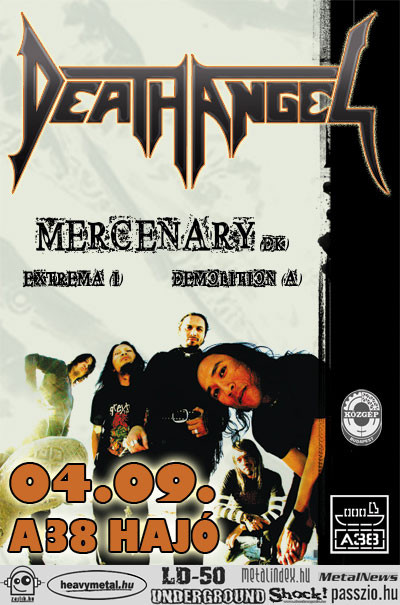 Death Angel, Mercenary @ A38