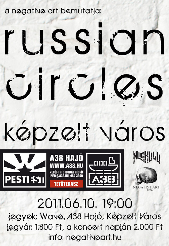 Russian Circles @ A38 Tetőterasz