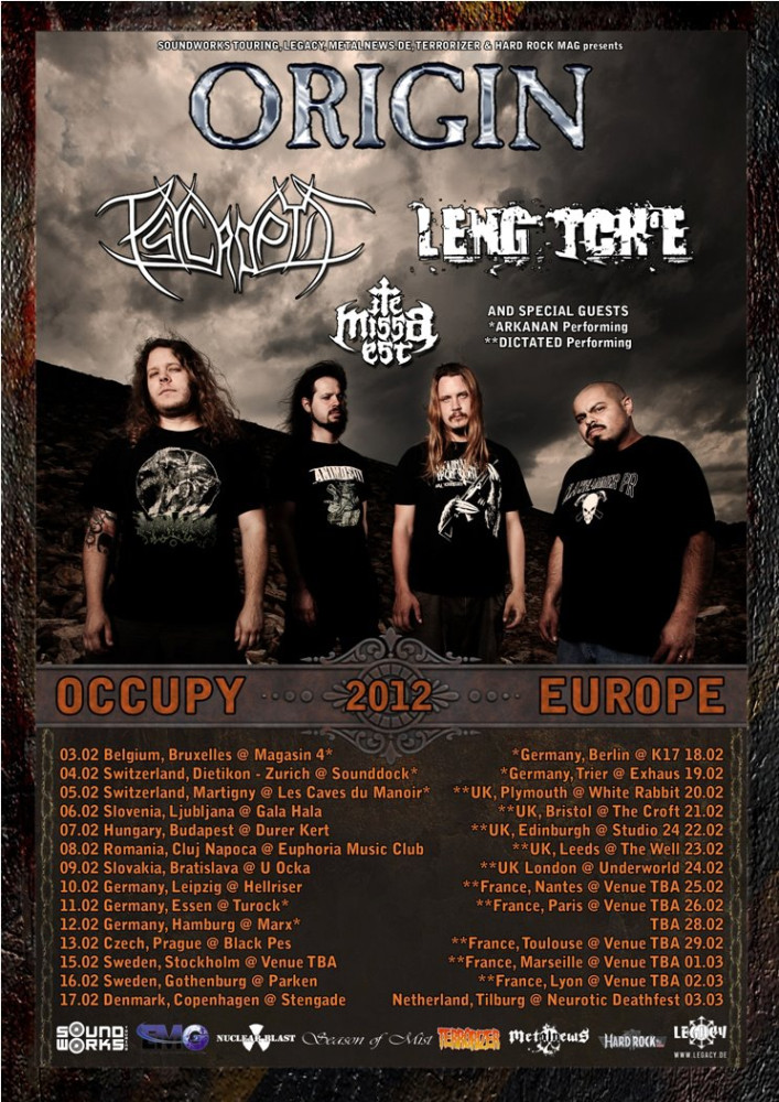 Origin, Psycroptic @ Dürer Kert