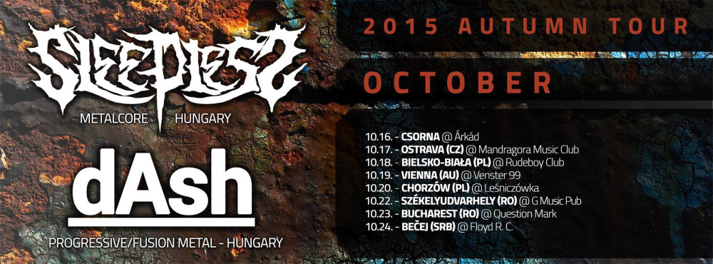 Hétvégén indul a Sleepless / dAsh turné külföldi etapja