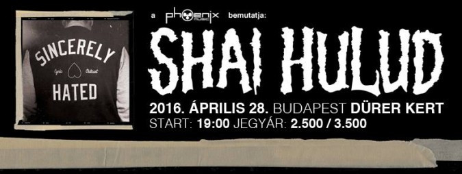 Áprilisban újra Magyarországon oktat a Shai Hulud - a Dürer Kertbe érkezik a dallamos hardcore legenda!