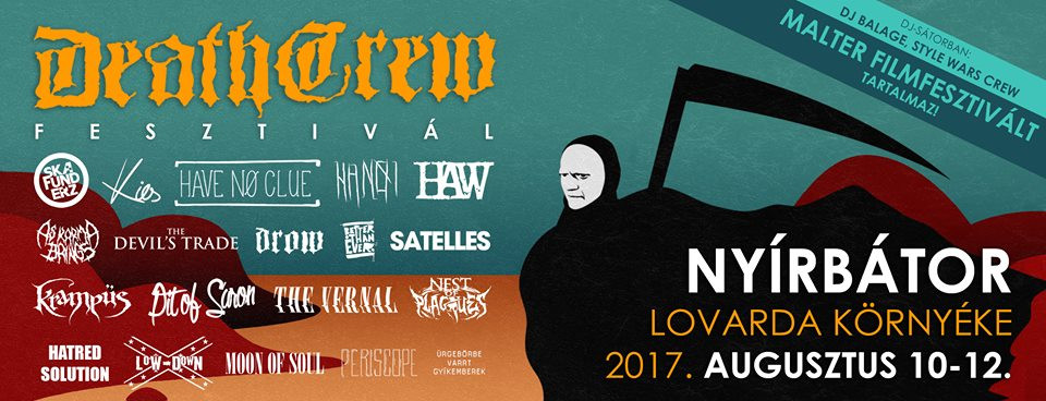 Idén is lesz DeathCrew fesztivál Nyírbátorban