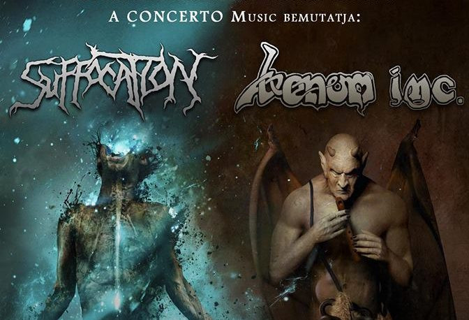 Újra Budapesten a Suffocation és a Venom Inc.