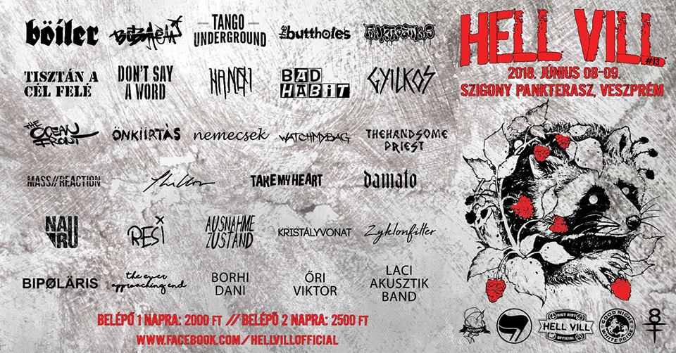 Hétvégén Veszprémben jön a Hell Vill #13