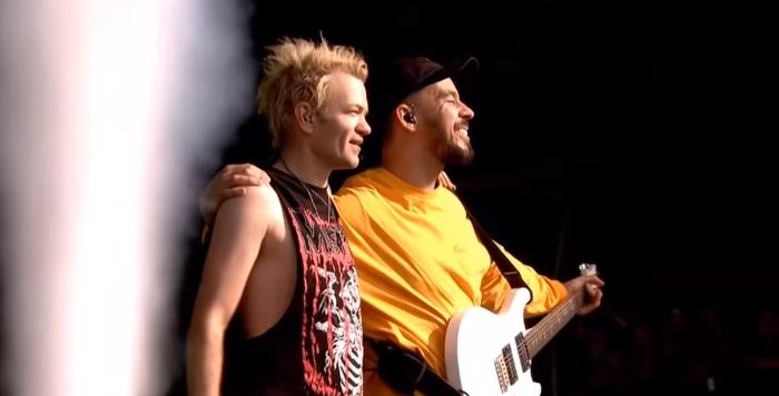 A Sum 41 és Mike Shinoda együtt játszották a Faintet