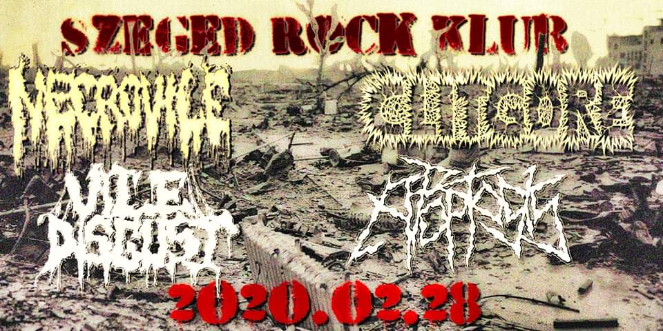 Román és magyar zenekarok tartanak brutal death/gore-bulit Szegeden