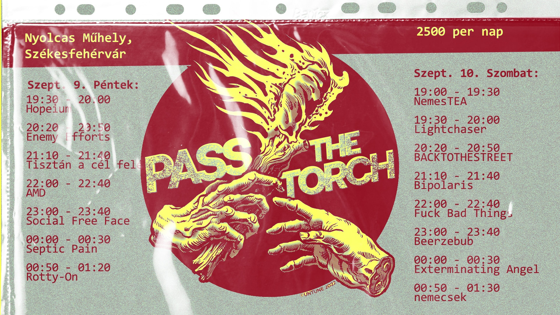 Székesfehérváron debütál a hazai hardcore új vándorfesztiválja, a Pass the Torch