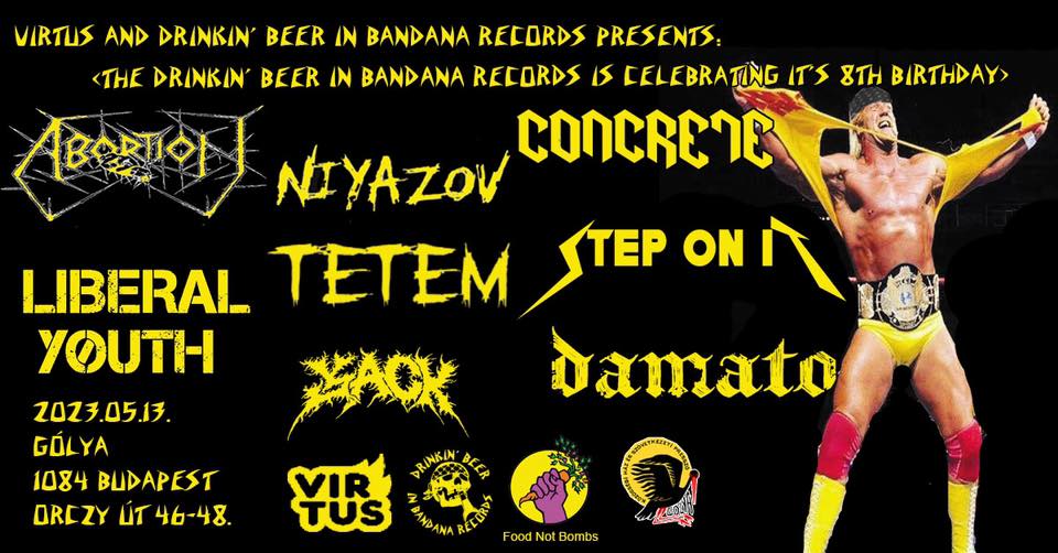 Szlovák és szerb headlinerek játszanak a Drinkin' Beer in Bandana Records születésnapján