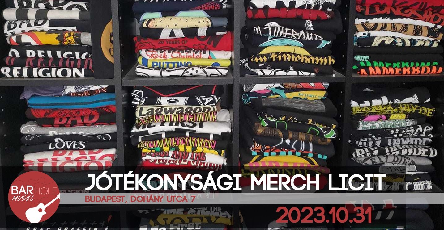 2023-ban is elindul a jótékonysági merch licit