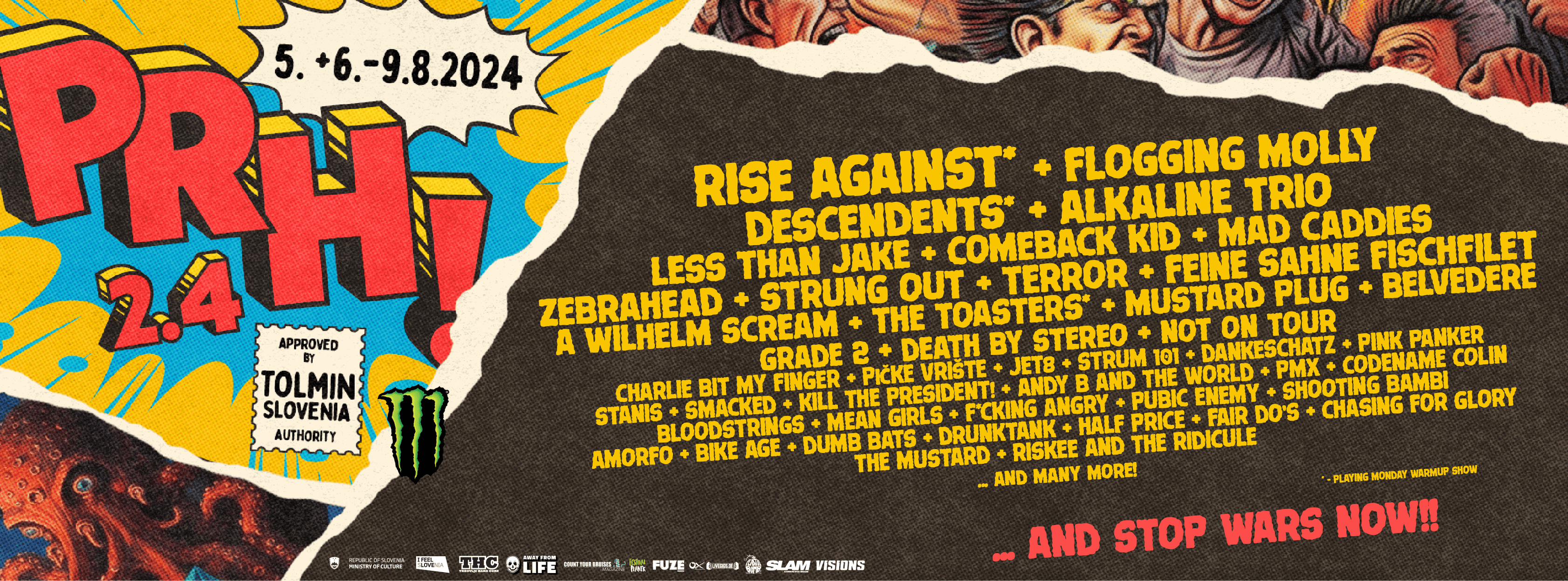 Bitang nevekkel rukkolt elő a jövő évi Punk Rock Holiday