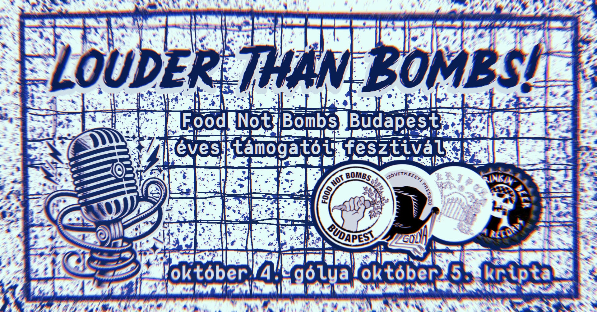 Louder Than Bombs!: idén is megrendezik a Food Not Bombs Budapest támogatói fesztiválját