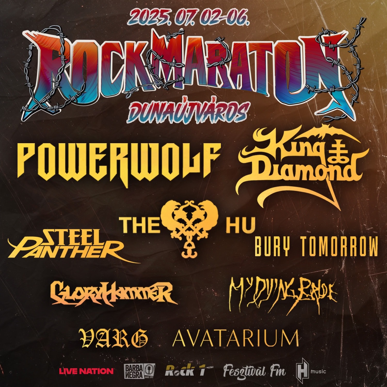 King Diamond, The Hu, Bury Tomorrow és My Dying Bride a Rockmaraton első csomagjában